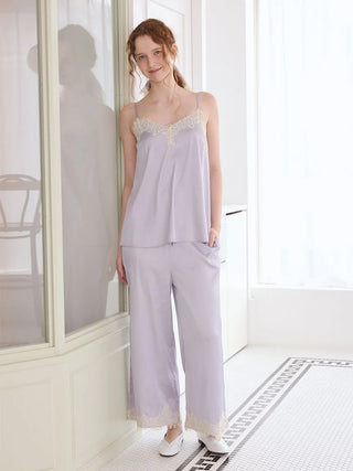 Cool Satin Lace Pants
