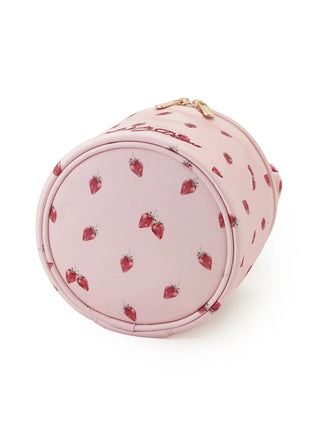 Strawberry Printed Vanity Case