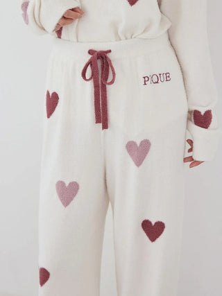 Hot Smoothie Heart Jacquard Pants - view 8
