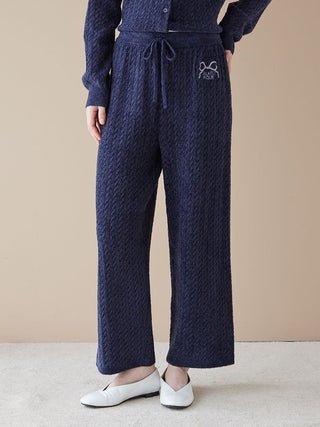 Smoothie Aran Pattern Pants - view 7