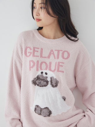 [HALLOWEEN] Night Parade Dogs Jacquard Pullover - view 8