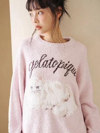Baby Moco Cat Jacquard Pullover - view 29