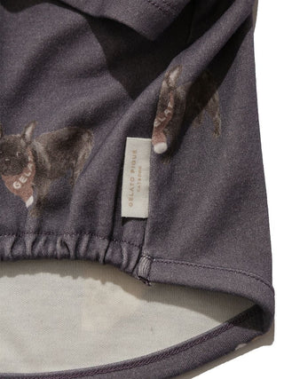 [CAT&DOG] French Bulldog Cut-and-sew Pet Pullover - view 17