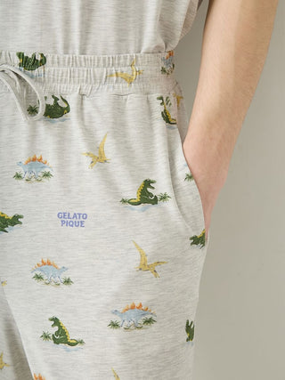 Men's Cool-to-touch Sleeping Dinosaur Pants