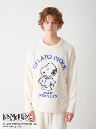 [PEANUTS] Men's Original Art Jacquard Pullover & Pants Set
