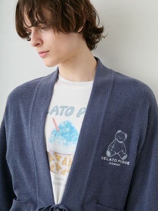 Men's Cool Smoothie Lite Bear Jacquard Cardigan