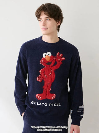 [SESAME STREET×CPD HOOME meets GELATO PIQUE] Airy Moco Jacquard Pullover - view 4