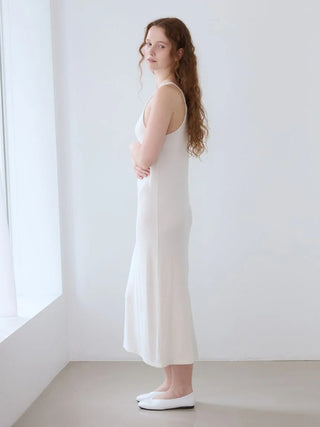 [UV-Cut] Snow Fabric Camisole Dress With Built-in Bra