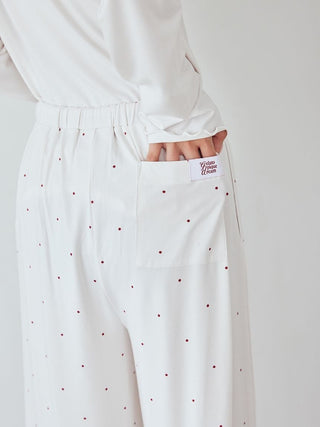 Hot Fabric Rayon Dot Pants