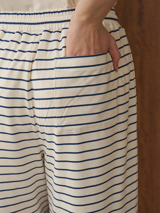Cool-to-touch Heart Striped Pants