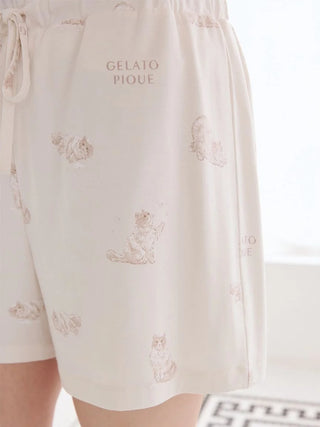 Bath Time Cat Shorts