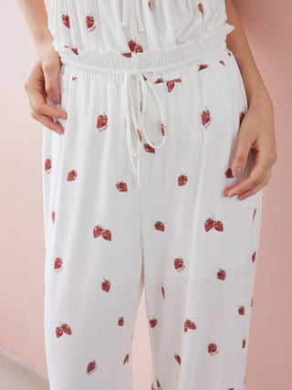 Strawberry Rayon Cut-and-sew Pants