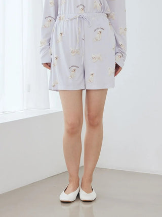 [UV-Cut] Walking Dog One-point Printed Cool Touch Shorts