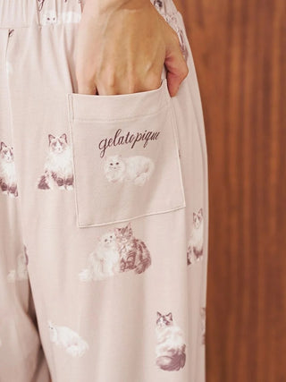 Cat All-over Printed Pants - view 10