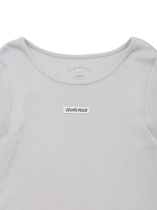 [UV Cut] Ribbed Long-sleeve T-shirt - view 8