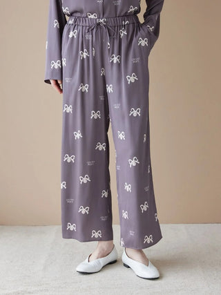 Ribbon Satin Pants - view 8