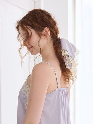 Satin Lace Scrunchie