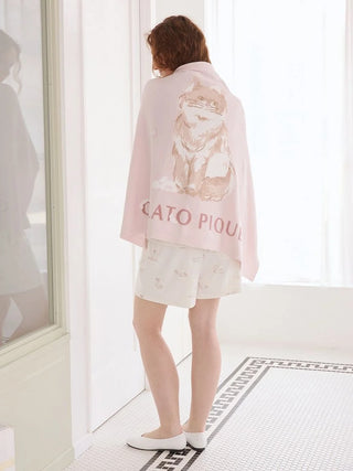 Bath Time Cat Blanket