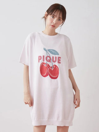 Smoothie Fruit Jacquard Dress