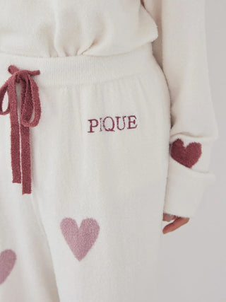 Hot Smoothie Heart Jacquard Pants - view 9