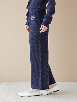 Smoothie Aran Pattern Pants - view 8