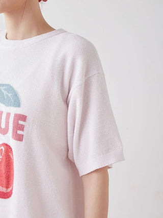 Smoothie Fruit Jacquard Pullover