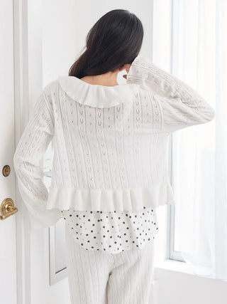 Mouillé Ruffle Cardigan - view 8