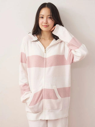 Smoothie Three-Color Stripe Hoodie - view 8