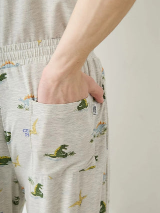 Men's Cool-to-touch Sleeping Dinosaur Pants