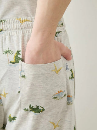 Men's Cool-to-touch Sleeping Dinosaur Shorts