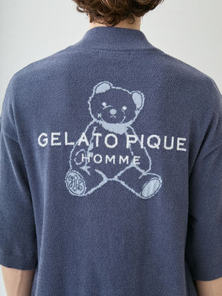 Men's Cool Smoothie Lite Bear Jacquard Cardigan