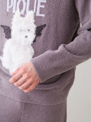 [HALLOWEEN] Men's Night Parade Dogs Jacquard Pullover - view 9