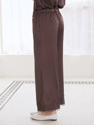 Cool Satin Lace Pants