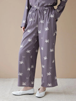 Ribbon Satin Pants - view 9