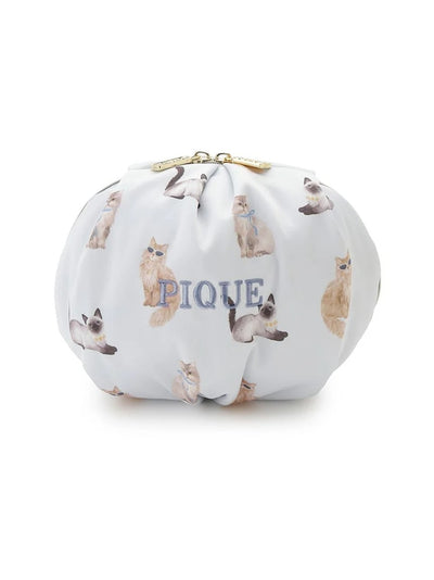 Fashionable Cats & Dogs Pouch gelato pique