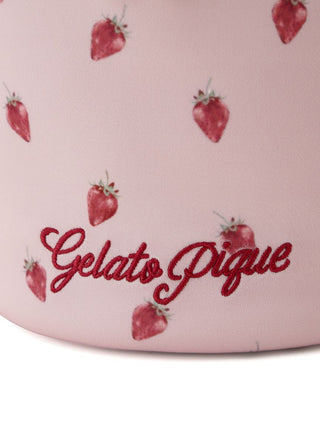 Strawberry Printed Vanity Case