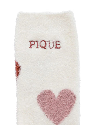 Hot Smoothie Heart Jacquard Socks - view 6