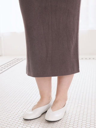 Smoothie Fine-ribbed Dress With Built-in Bra