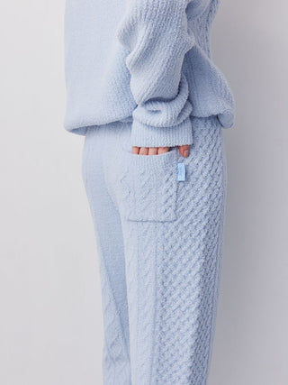 [Valentine] Airy Moco Aran Long Pants