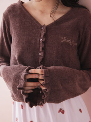 Airy Moco Frill Cardigan