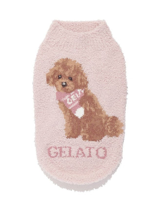 Gelato Pique [CAT&DOG] Baby Moco Poodle Printed Pet Pullover in pink