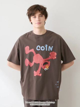 [SESAME STREET×CPD HOOME meets GELATO PIQUE] Cotton Motif Print Oversized T-Shirt - view 5