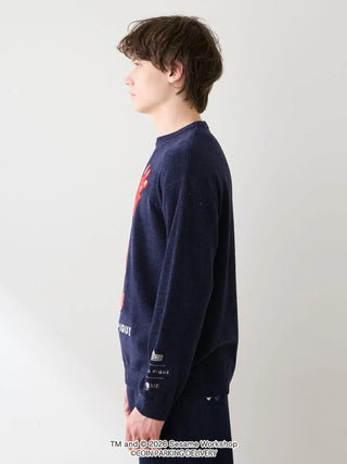 [SESAME STREET×CPD HOOME meets GELATO PIQUE] Airy Moco Jacquard Pullover - view 6
