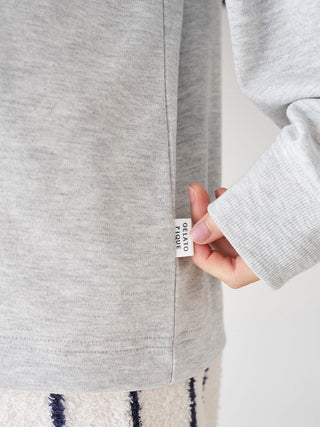 Sporty Bears One-point Printed Oversized Long-sleeve T-shirt - view 11