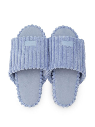 Wide Rib Knit Room Shoes