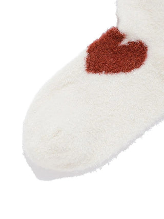 Hot Smoothie Heart Jacquard Socks - view 7