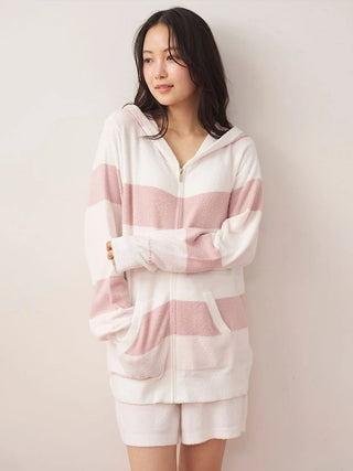 Smoothie Three-Color Stripe Hoodie - view 9