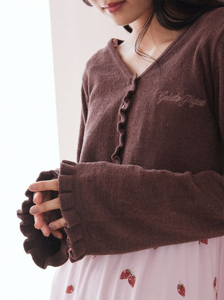 Airy Moco Frill Cardigan