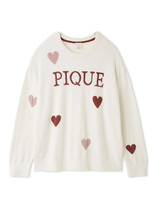 Hot Smoothie Heart Jacquard Pullover - view 1