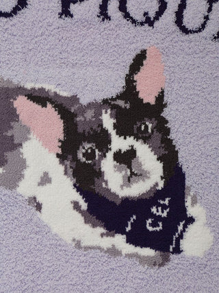 [CAT&DOG] Baby Moco French Bulldog Printed Pet Blanket - view 13